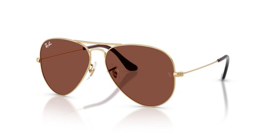 Ray-Ban Aviator Large Metal RB3025 001/C5 - Maat 58 - Rood - Goud van Merkloos