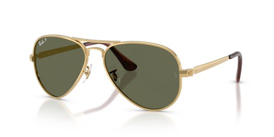 Ray-Ban Aviator Max RB3925 001/58 Maat 62 - Groen Polarized - Goud van Merkloos