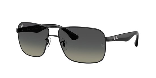 Ray Ban - Black - Gradient Grey van Merkloos