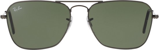 Ray-Ban Caravan RB3136 004 Zonnebril – Groen - Medium 55 mm van Merkloos