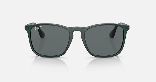 Ray Ban - Chris - Transparent Green - Dark Grey - Polarized - RB4187 van Merkloos