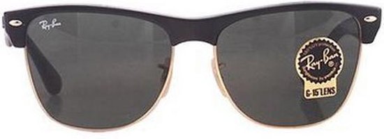 Ray-Ban Clubmaster Oversized RB4175 877 - Zonnebril - Zwart/Groen - 57 mm van Merkloos