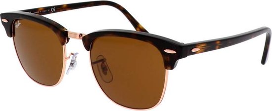 Ray-Ban Clubmaster - RB3016 130933 - Havana - B-15 Brown - Maat 51