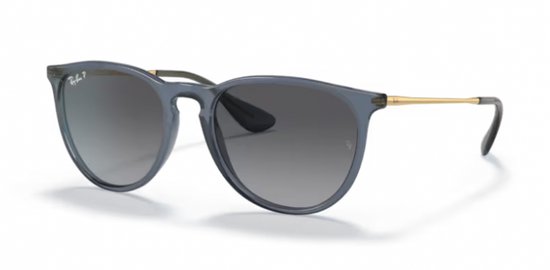 Ray-Ban Erika RB4171 6592T3 - Transparent Blue - Grey Gradient Polarized van Merkloos