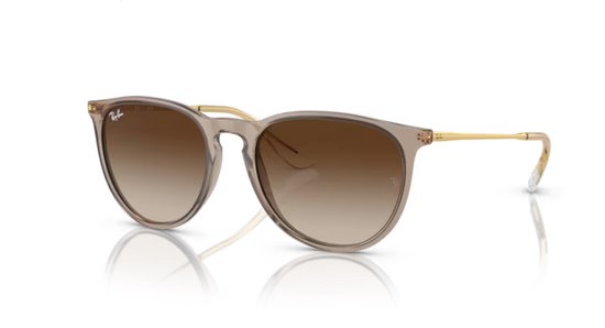Ray Ban - Erika - Transparant - Light Brown - Gradient Brown van Ray-Ban