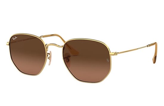 Ray-Ban HEXAGONAL FLAT LENSES zonnebril Zeshoekig van Merkloos