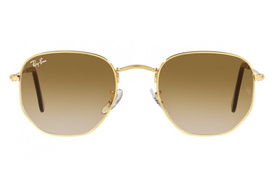 Ray Ban - Hexgonal - Arista - Clear Gradient Brown - 54 van Merkloos
