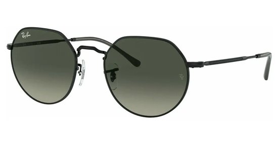 Ray-Ban Jack Black/ Grey Gradient Maat: Medium (53) - Zonnebril - - RB3565 002/71 van Ray-Ban