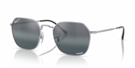 Ray-Ban Jim Silver/ Blue Mirror Gradient Polarized Maat: Large (55) - Zonnebril - - ORB3694 9242G6 van Merkloos