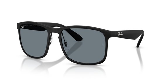 Ray Ban - Matte Black - Blue Chromance van Merkloos