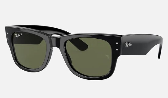 Ray Ban - Mega Wayfarer - Black - Green - 901/58 van Merkloos