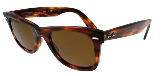 Ray-Ban Original Wayfarer RB2140 954 - Zonnebril - Bruin - 50 mm van Ray-Ban