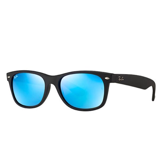 Ray-Ban RB2132 622/17 New Wayfarer (Flash) zonnebril - 55mm van Ray-Ban