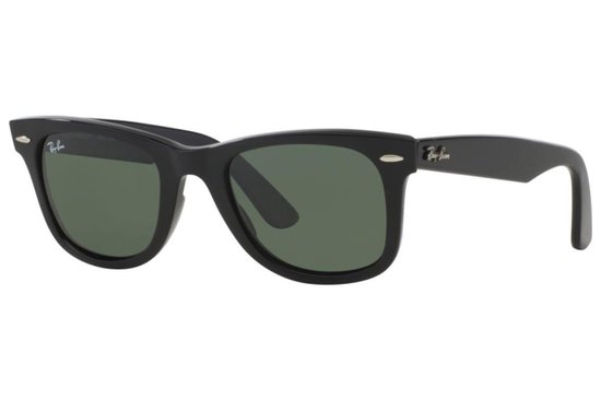Ray-Ban RB2140 901 Original Wayfarer (Classic) Zonnebril - Zwart/Groen - 50mm van Merkloos