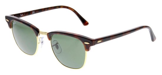 Ray-Ban RB3016 Dames Zonnnebril - Bruin/Groen van Ray-Ban