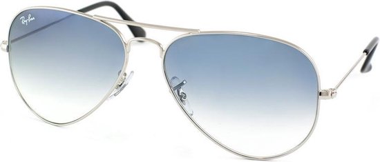 Ray-Ban RB3025 003/3F - Aviator (Gradient) - zonnebril - Zilver / Lichtblauw Gradiënt - 62mm