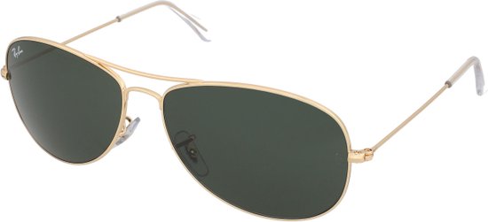 Ray-Ban RB3362 001 - Cockpit - zonnebril - Goud / Groen Klassiek G-15 - 56mm