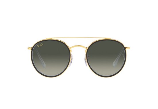 Ray-Ban RB3647N Legend Gold/ Grey Gradient Maat: Medium (51) - Zonnebril - - RB3647N 923871 van Ray-Ban