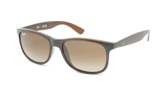 Ray-Ban RB4202 607313 - Andy - zonnebril - Bruin / Bruin Gradiënt - 55mm van Ray-Ban