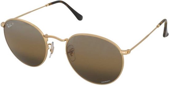 Ray-Ban Round Metal RB3447 001/G5Glasdiameter: 53 van Ray-Ban