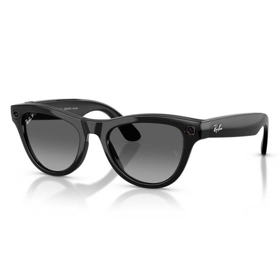 Ray-ban Skyler Meta Gen 2 Gepolariseerde Zonnebril Zwart Polar Gradient Graphite