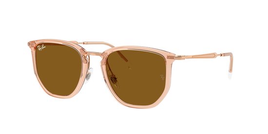 Ray Ban - Transparent beige - Brown van Merkloos