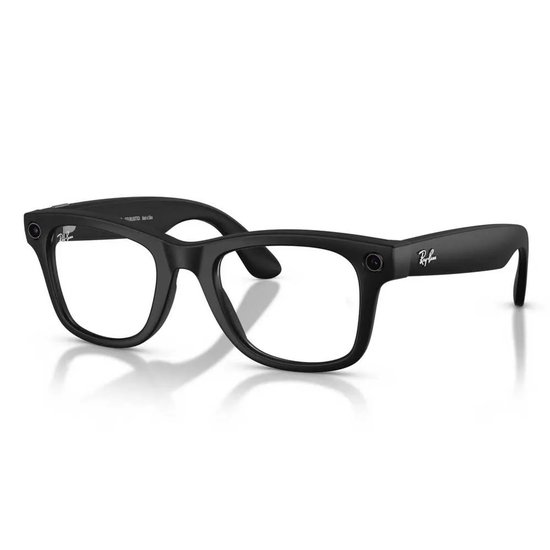 Ray-ban Wayfarer Meta Gen 2 Zonnebril Zwart Clear/Cat0
