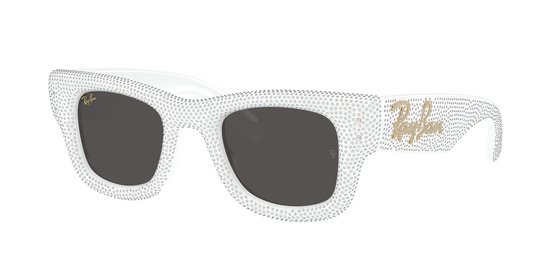 Ray Ban - Wayfarer Puffer - White Strass Pave - Dark Grey van Ray-Ban