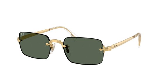 Ray-Ban x A$AP ROCKY - RB3928 - 001/71 - Goud - Donker Groen van Merkloos