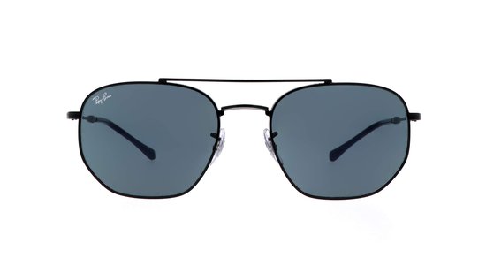Ray Ban - Zonnebril - RB3707 - Black - Blue - 9257R5 - 57 van Merkloos