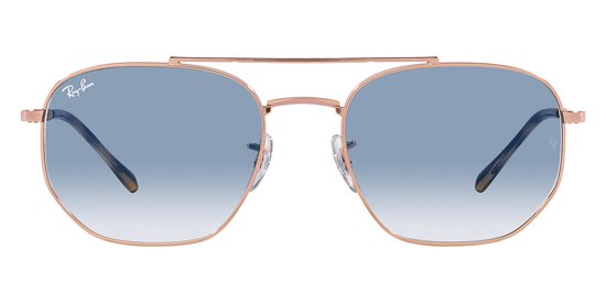 Ray Ban - Zonnebril - RB3707 - Rose Gold - Clear Gradient Blue - 92023F - 57 van Merkloos