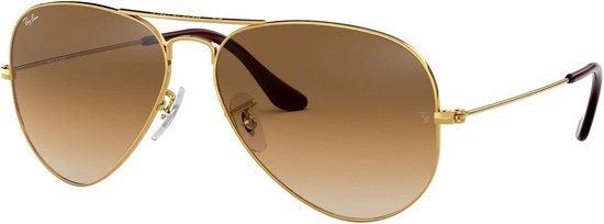 RB3025 Aviator zonnebril, gepolariseerd, 55 mm