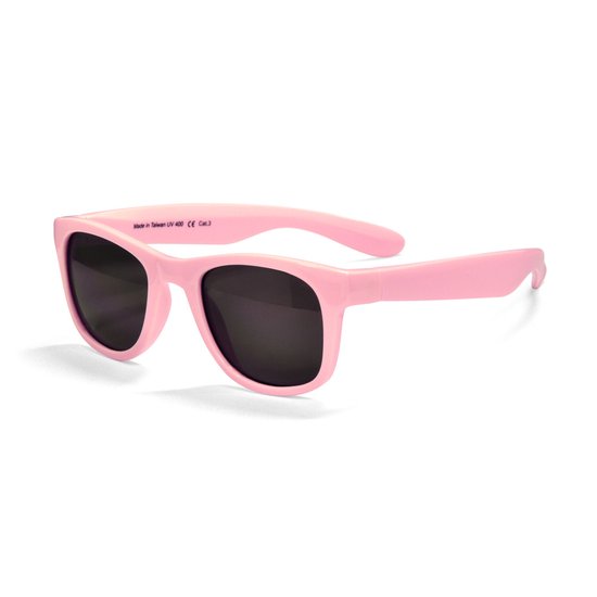 Real Shades - UV-zonnebril voor kinderen - Surf - Dusty Roze - maat Onesize (2-4yrs) van Merkloos