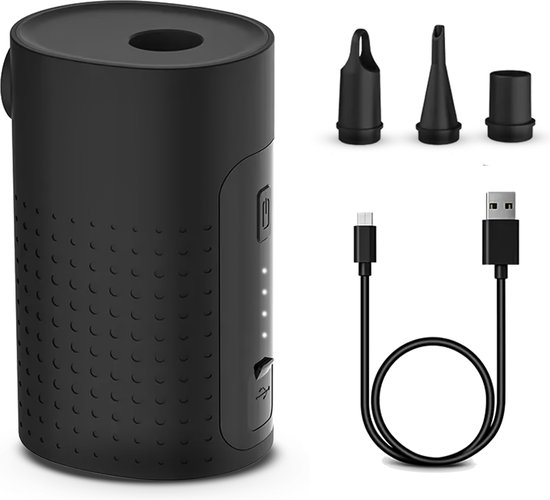 Regal Tech® Elektrische pomp luchtbed/zwembad- Luchtbedpomp - Opblaaspomp - 4000 mAH accu - 300 liter/Min van Regal Tech®