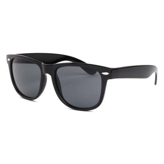 Reiziger Zonnebril Unisex Zwart van Merkloos