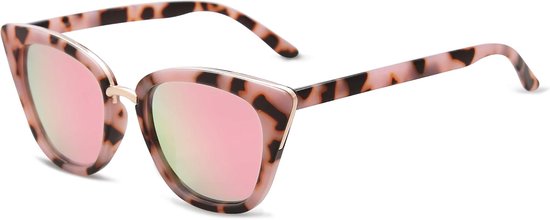 Retro Cat Eye Zonnebril voor Dames Fashion UV400 Bescherming SJ2052