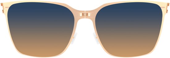 ROAV AUDREY - Opvouwbare zonnebril – Polariserend UV400 - Brush Gold - Blue Orange Gradient glazen van ROAV
