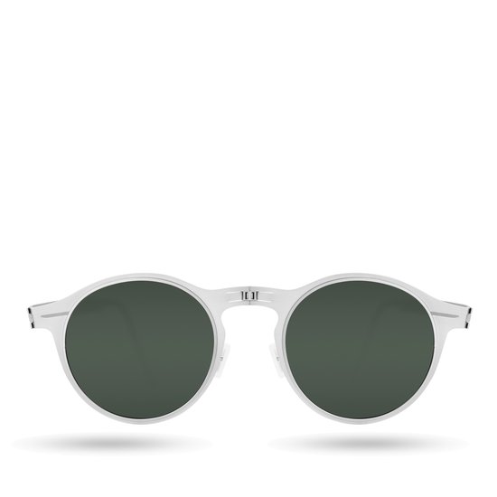 ROAV BALTO - Opvouwbare zonnebril – Polariserend UV400 - Brush Silver - G15 glazen van Merkloos