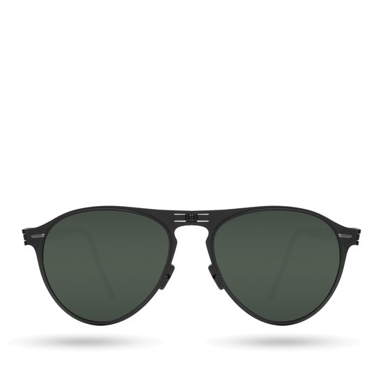 ROAV EARHART - Opvouwbare zonnebril – Polariserend UV400 - Matte Black - G15 glazen van Merkloos