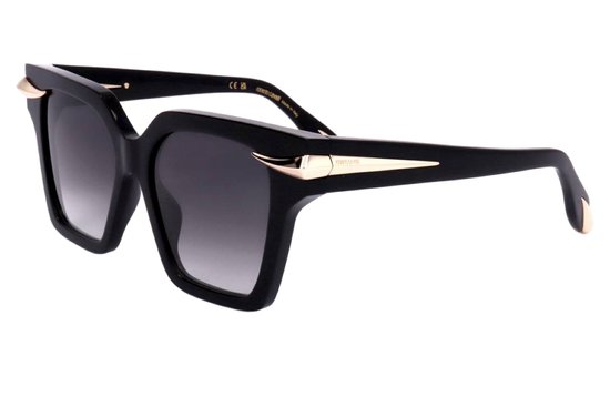 Roberto Cavalli SRC002M 0700 Zonnebril - Unisex - Zwart