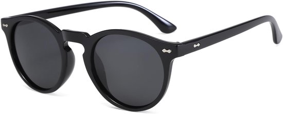 Ronde Gepolariseerde Zonnebril - UV400 Bescherming - Klassiek Vintage Model voor Heren en Dames van Merkloos