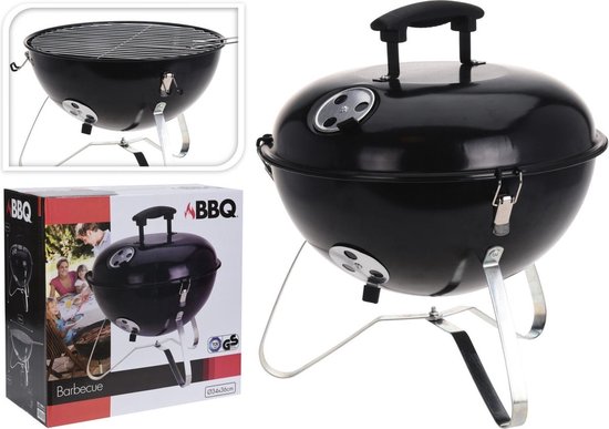 Ronde Zwarte Tafelbarbecue van Barbecook