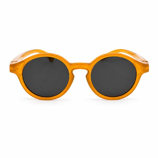 Senna Sunkids Bio-Based Kinderzonnebril Polarized UV400 – Ronde Baby & Peuter Zonnebril 0-3 Jaar – Transparant Bruin