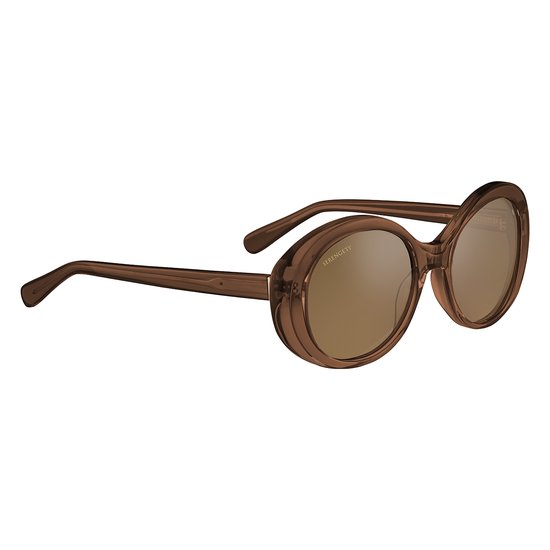 Serengeti Bacall SS541006 Shiny Crystal Coffee Brown Mineral Drivers Gradient (non polar)