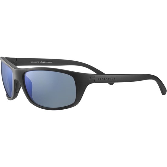 Serengeti Bormio - SS009002 - Matte Black - Blue Polarised van Merkloos
