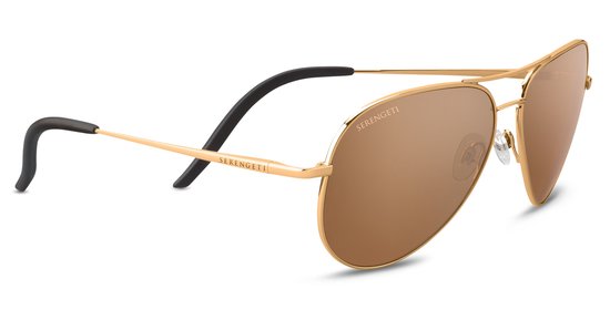 Serengeti Carrara 8546 Zonnebril - Dames - Heren - Goudkleurig - Gepolariseerd