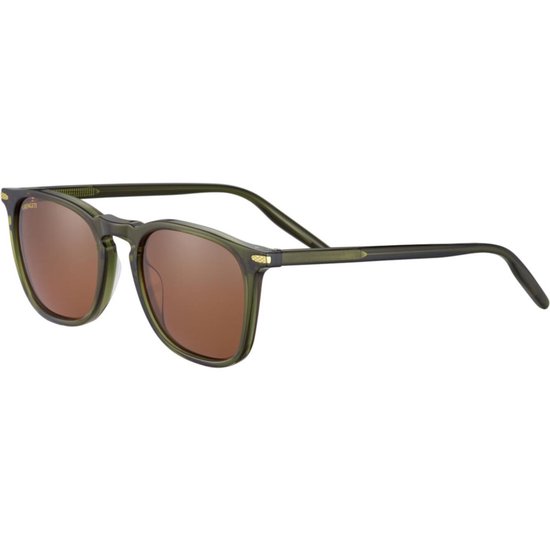 Serengeti Delio Large SS818004 - Crystal Khaki - Mineral Polarized Drivers