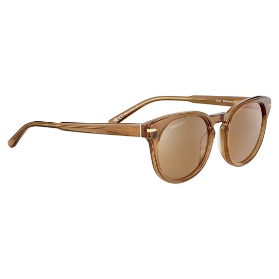 Serengeti Havah SS574001 Crystal Caramel Brown Polarized Drivers van Merkloos