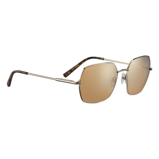Serengeti Loy SS548003 - Zonnebril - Shiny Light Gold - Polarized Drivers Gold van Serengeti