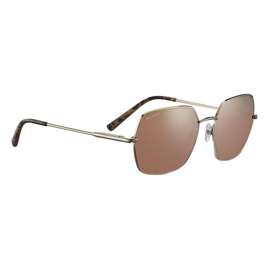 Serengeti Loy SS548005 Shiny Light Gold Non Polarised Drivers van Merkloos